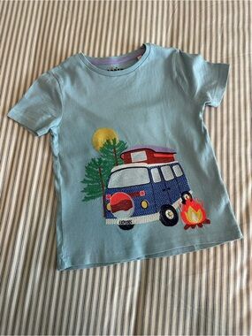 Mini Boden 5-6yr Superstitch Camper Shirt